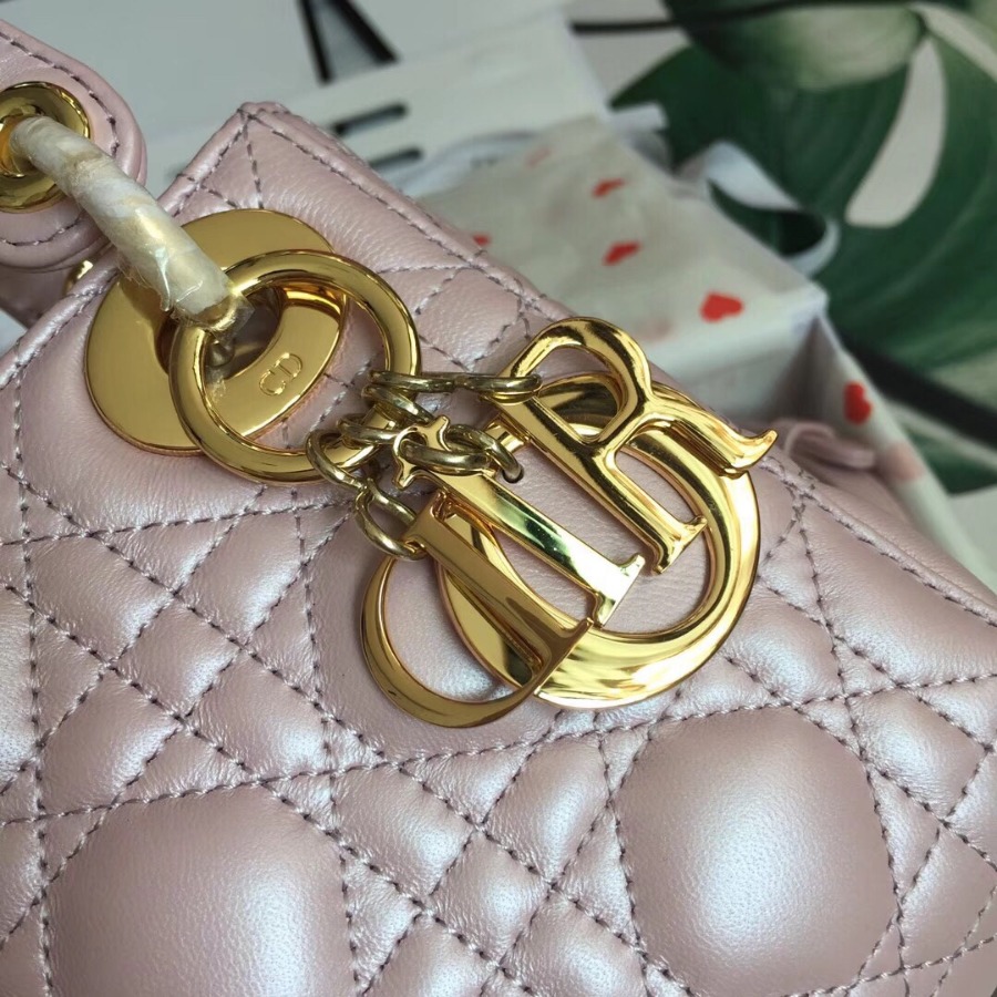 MINI LADY DIOR LAMBSKIN BAG, Strap long about 120cm, Christian Dior CD Handbags