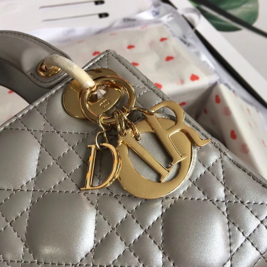 MINI LADY DIOR LAMBSKIN BAG, Strap long about 120cm, Christian Dior CD Handbags