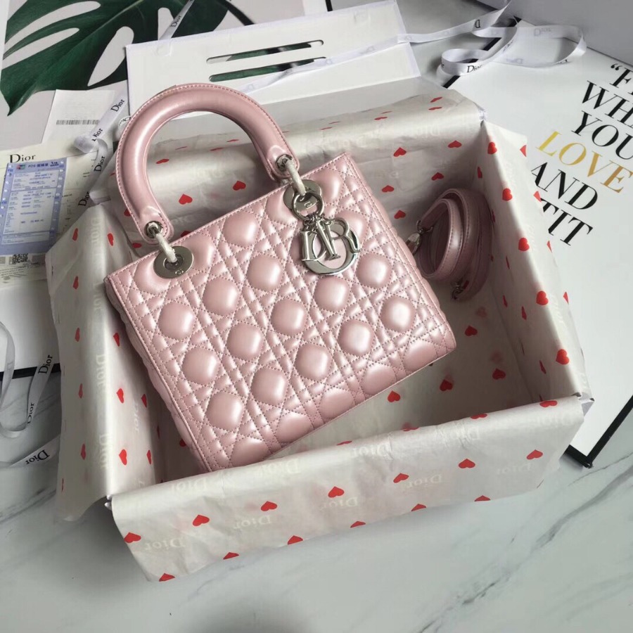 LADY DIOR LAMBSKIN BAG