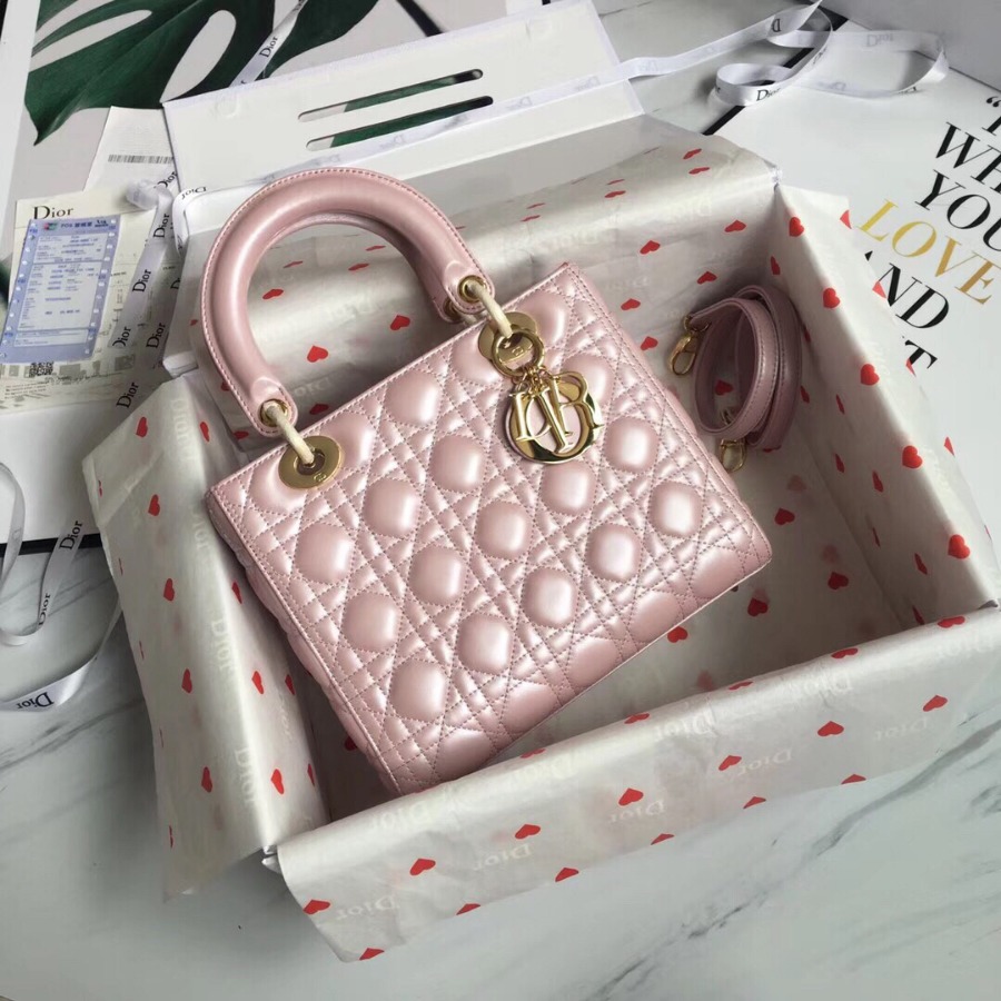 LADY DIOR LAMBSKIN BAG