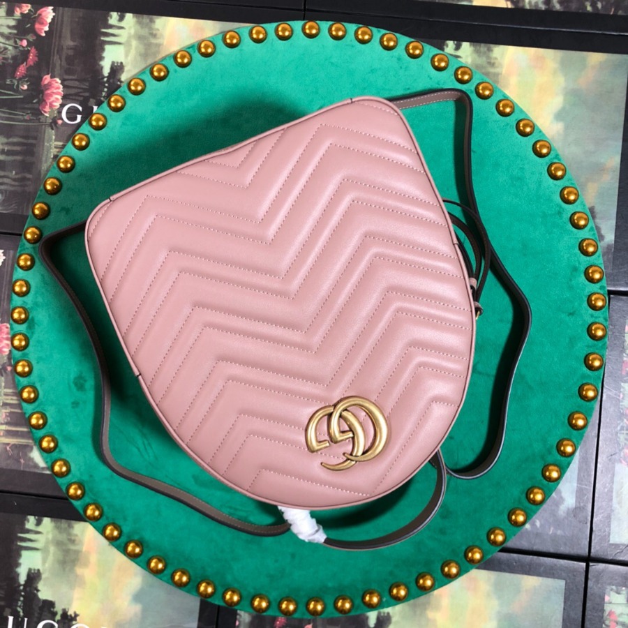 Gucci GG Marmont quilted leather backpack, 476671