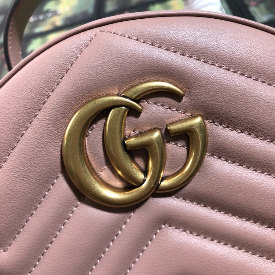 Gucci GG Marmont quilted leather backpack, 476671