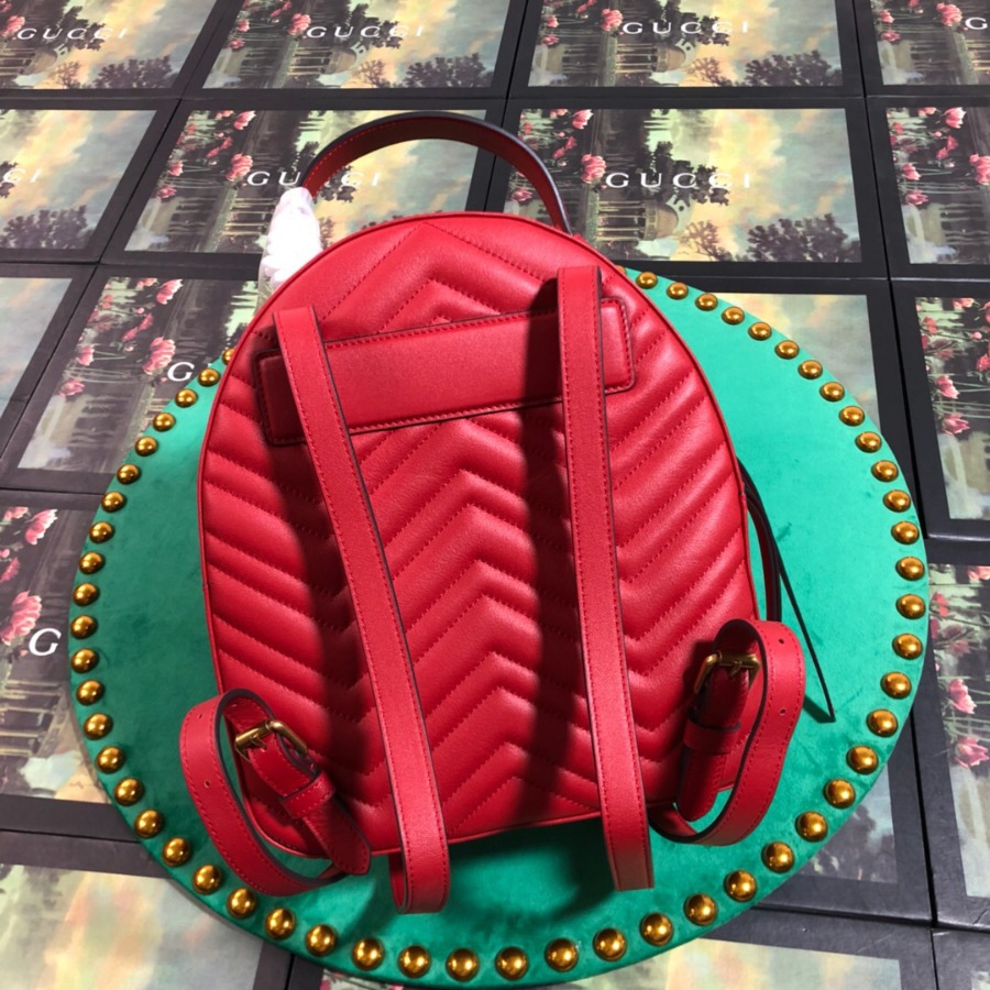 Gucci GG Marmont quilted leather backpack, 476671 , 9