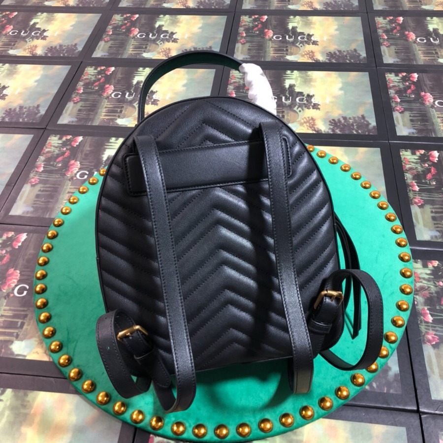 Gucci GG Marmont quilted leather backpack, 476671 , 9