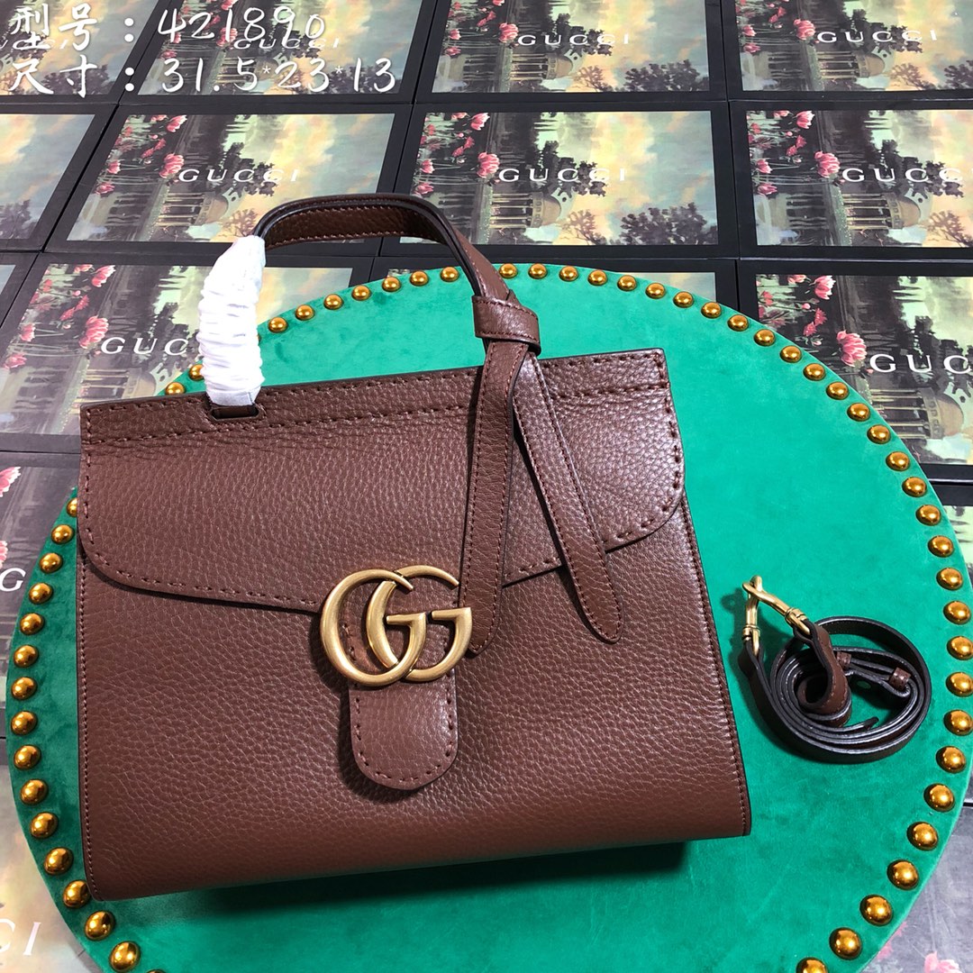 Gucci GG Marmont small top handle bag, 421890
