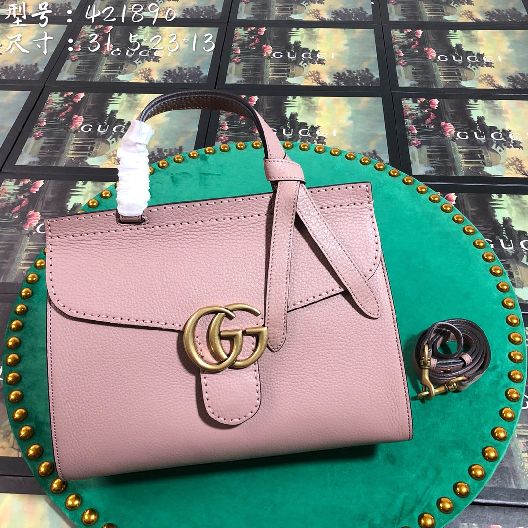Gucci GG Marmont small top handle bag, 421890