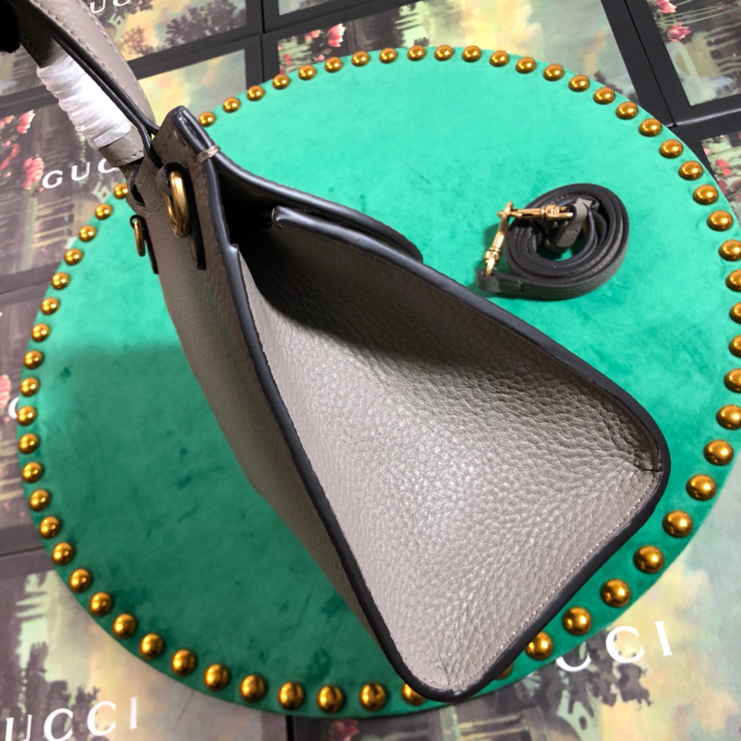 GUCCI GG Marmont leather top handle mini bag, 442622