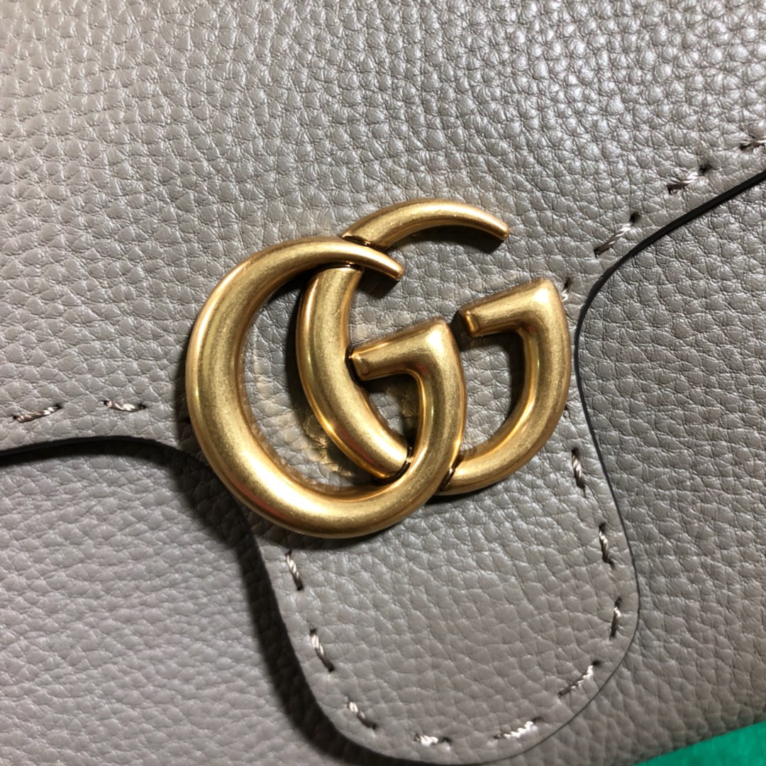 GUCCI GG Marmont leather top handle mini bag, 442622
