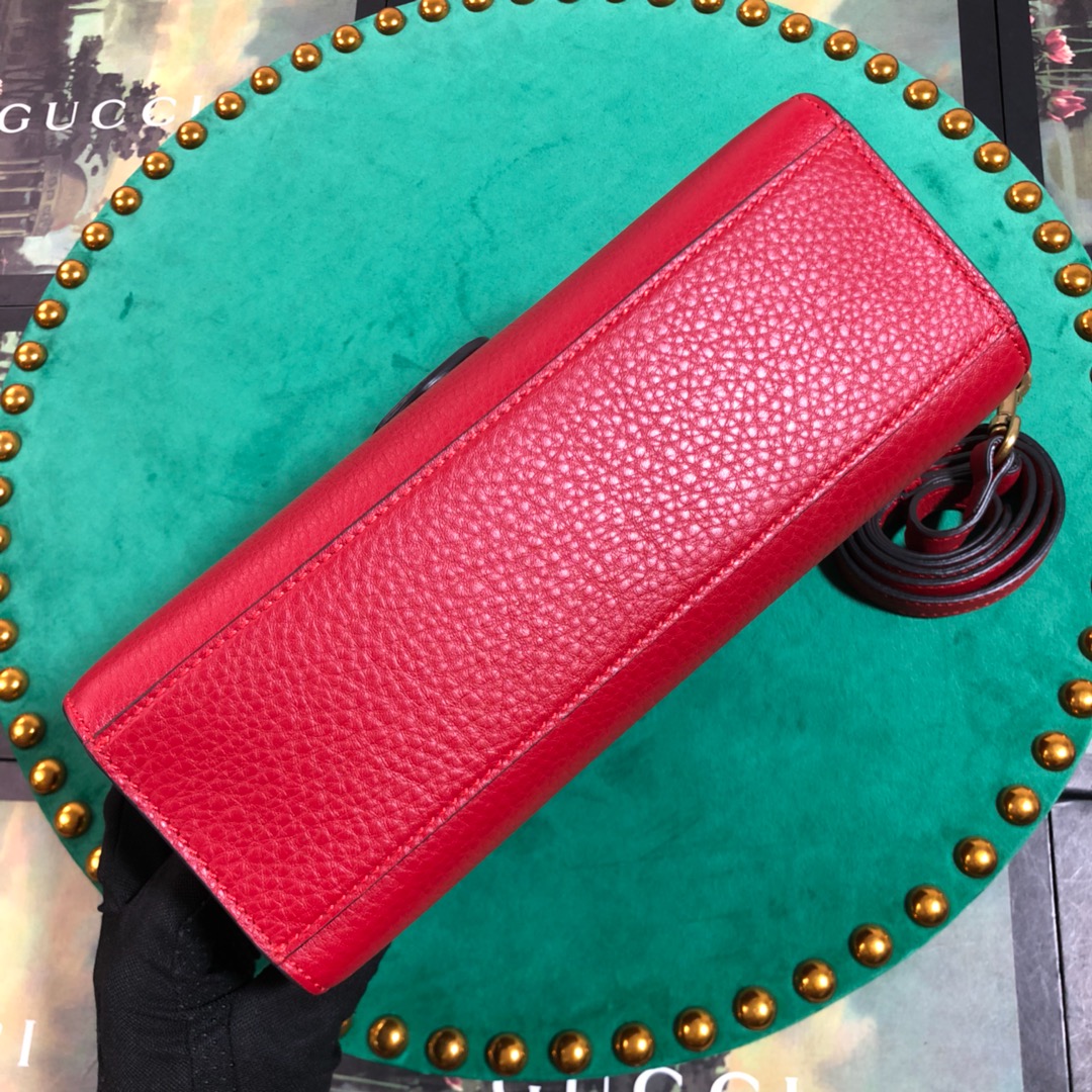 GUCCI GG Marmont leather top handle mini bag, 442622