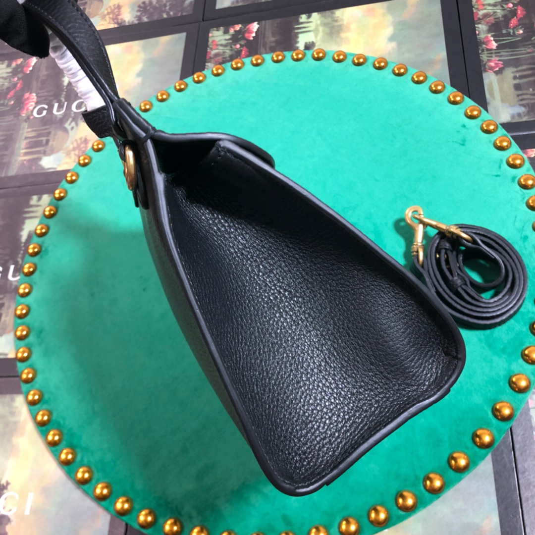 GUCCI GG Marmont leather top handle mini bag, 442622