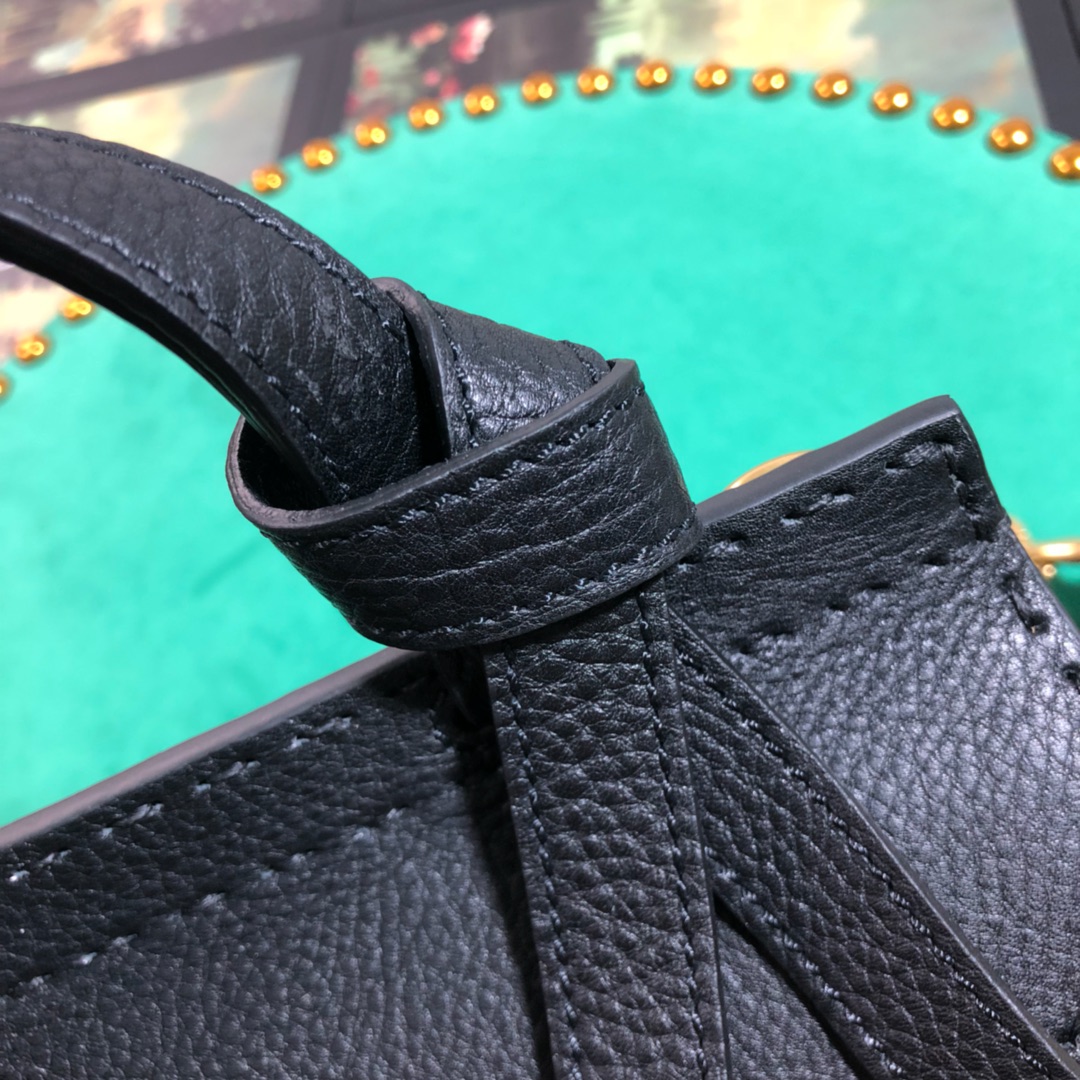 GUCCI GG Marmont leather top handle mini bag, 442622