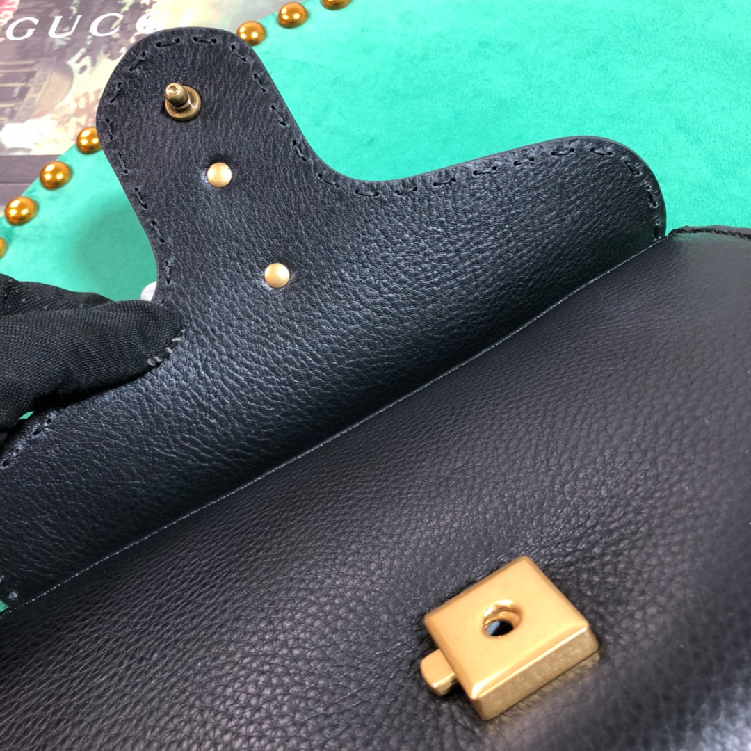 GUCCI GG Marmont leather top handle mini bag, 442622