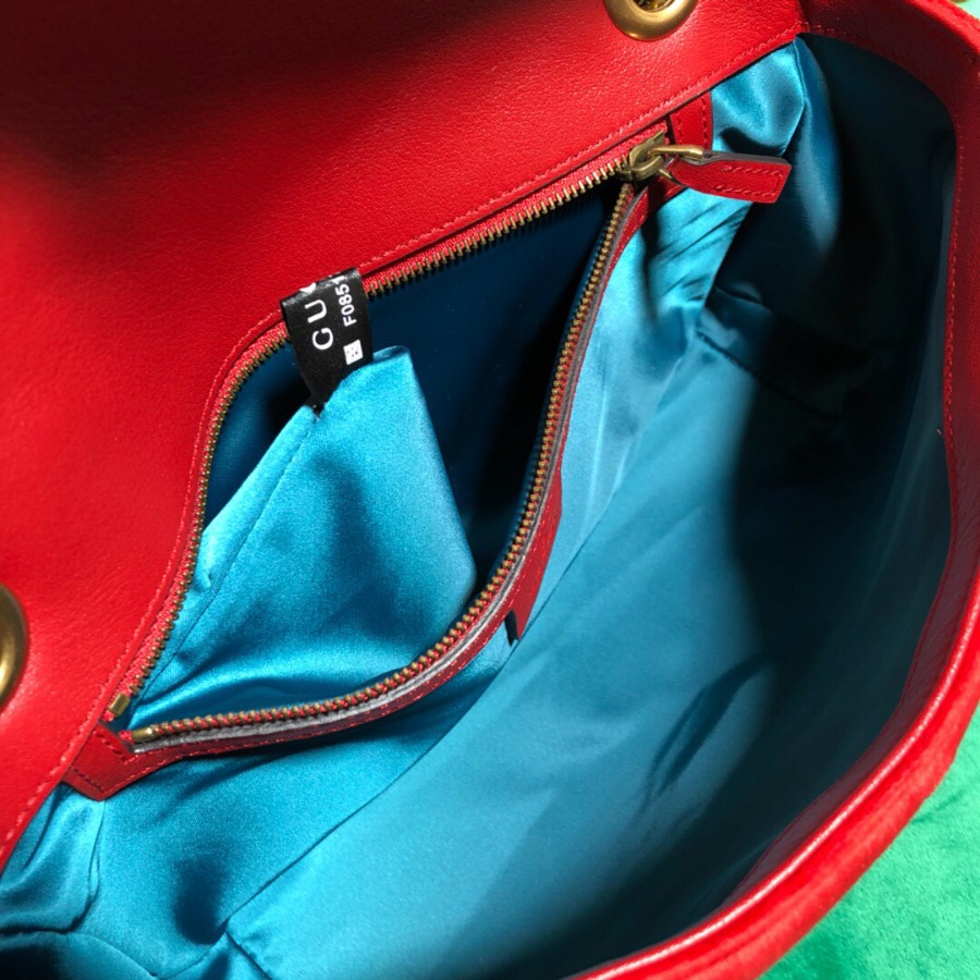 443497 GUCCI GG Marmont velvet shoulder bag
