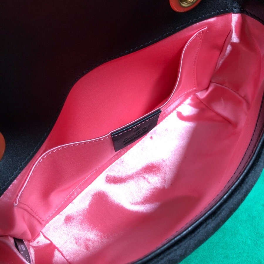 446744 GG Marmont velvet mini bag, Gucci Shoulder bag