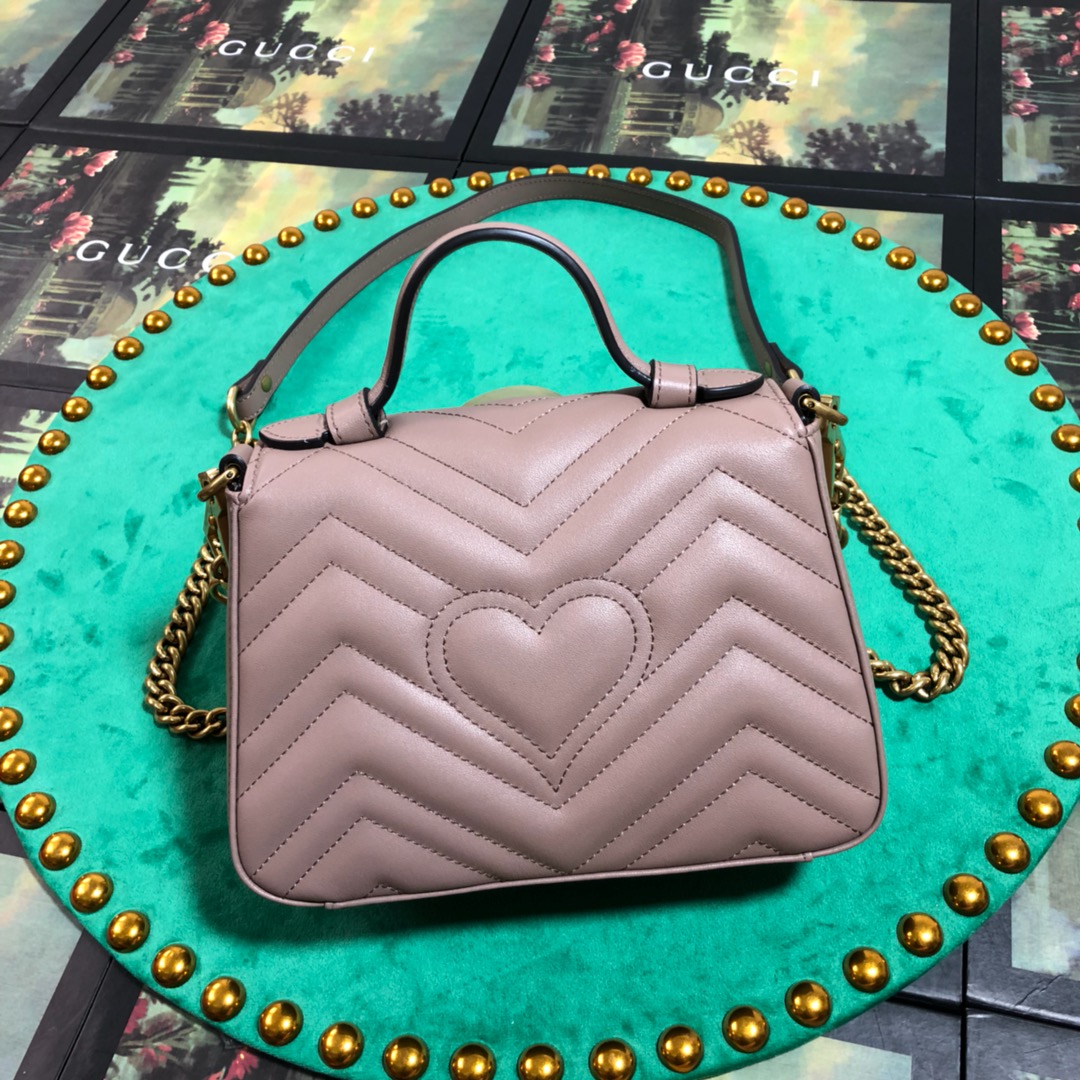 547260 GG Marmont mini top handle bag, GUCCI HANDBAGS