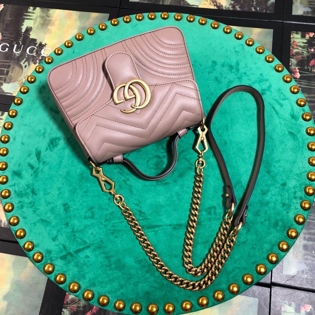 547260 GG Marmont mini top handle bag, GUCCI HANDBAGS