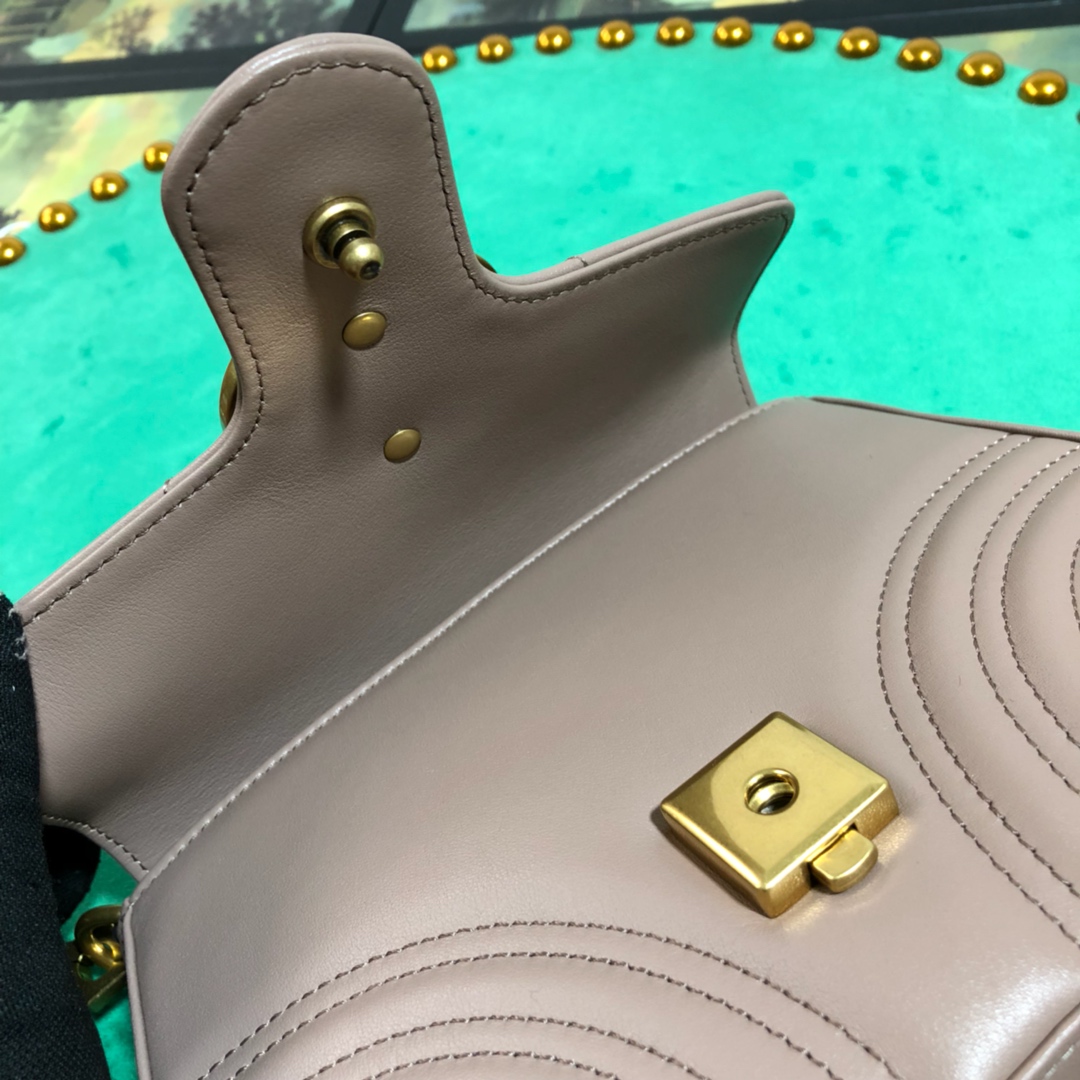 547260 GG Marmont mini top handle bag, GUCCI HANDBAGS