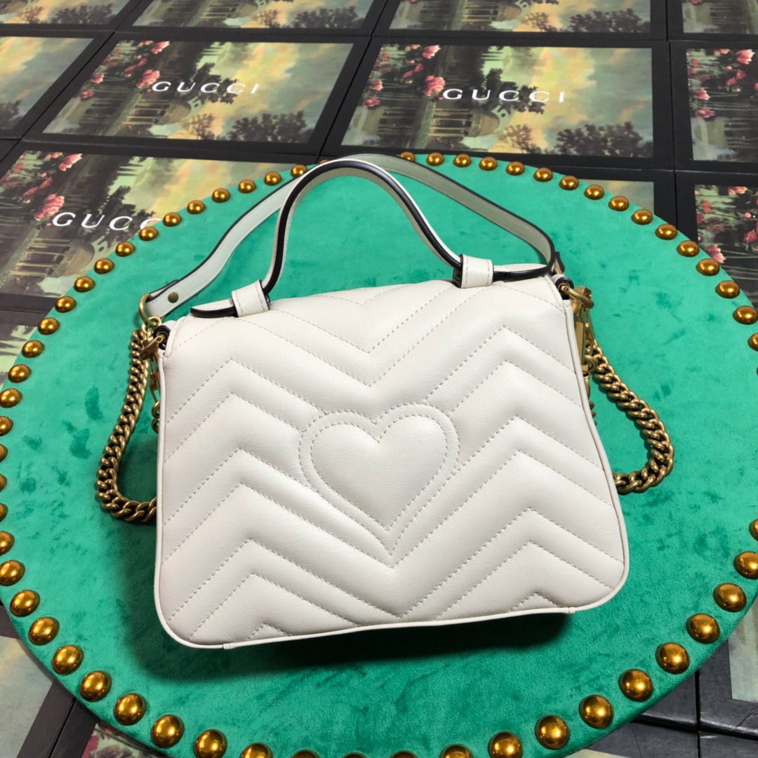 547260 GG Marmont mini top handle bag, GUCCI HANDBAGS