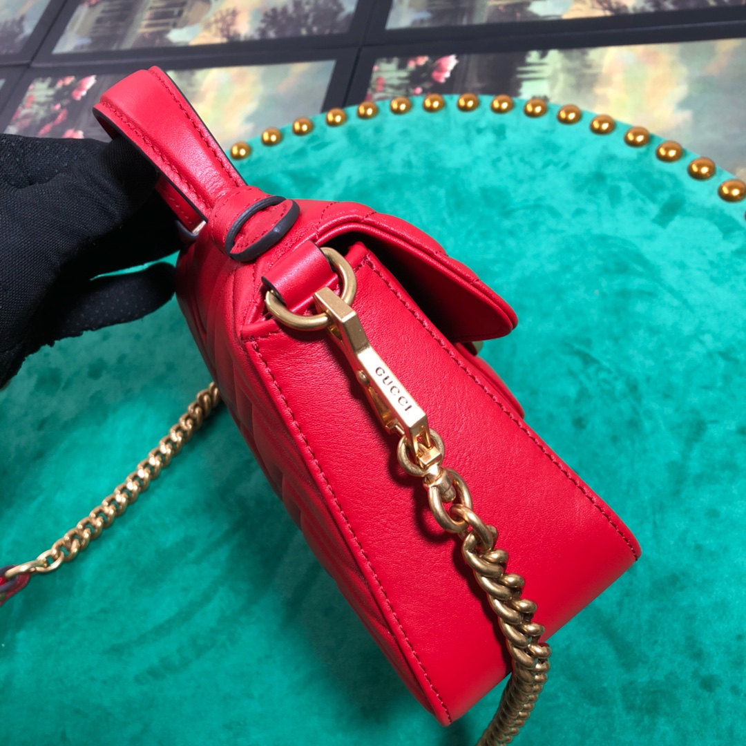 547260 GG Marmont mini top handle bag, GUCCI HANDBAGS