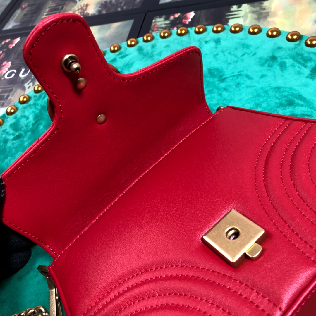 547260 GG Marmont mini top handle bag, GUCCI HANDBAGS