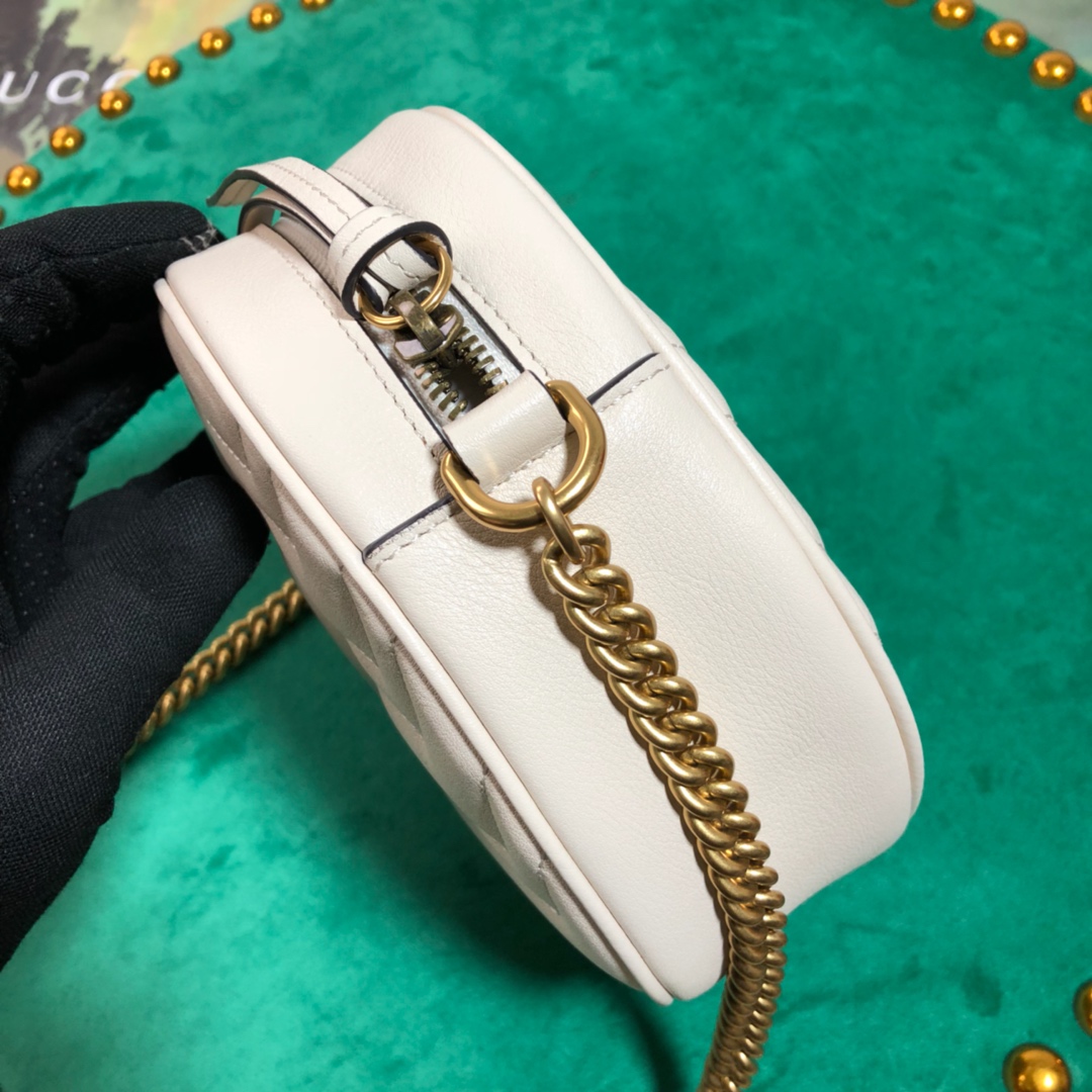550154 GG Marmont mini round shoulder bag