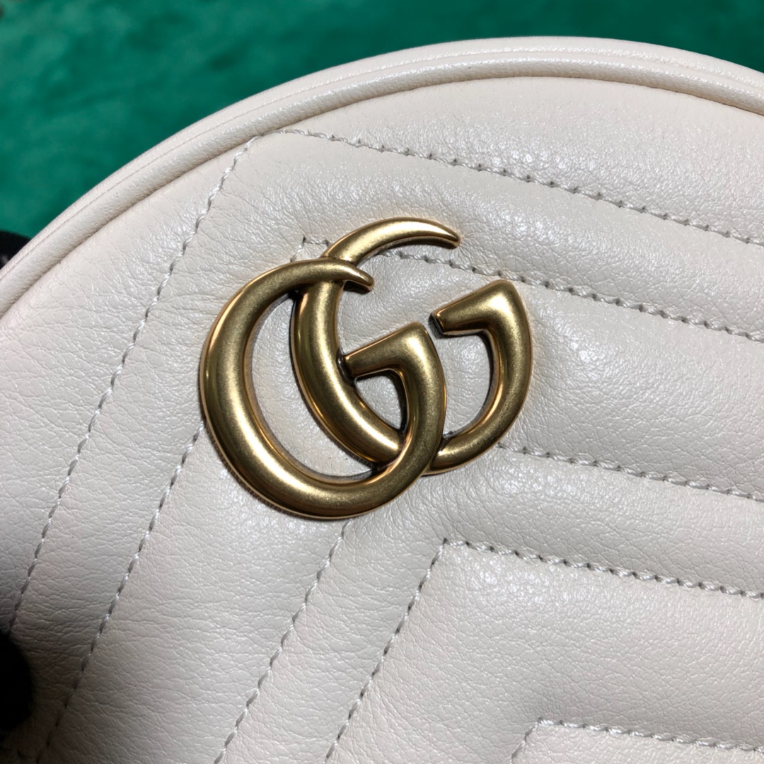 550154 GG Marmont mini round shoulder bag
