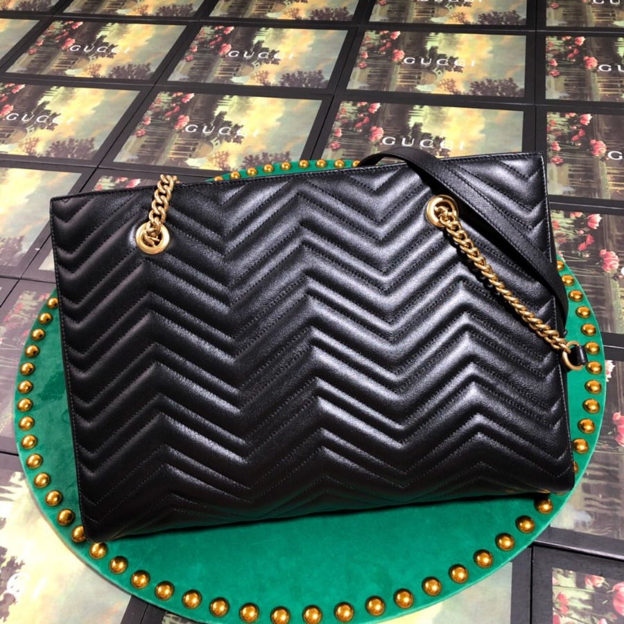 524578 GG Marmont matelassé medium tote, GUCCI HANDBAGS