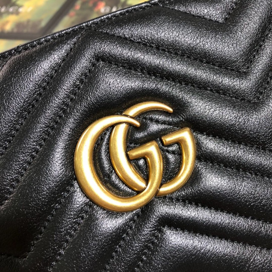 524578 GG Marmont matelassé medium tote, GUCCI HANDBAGS