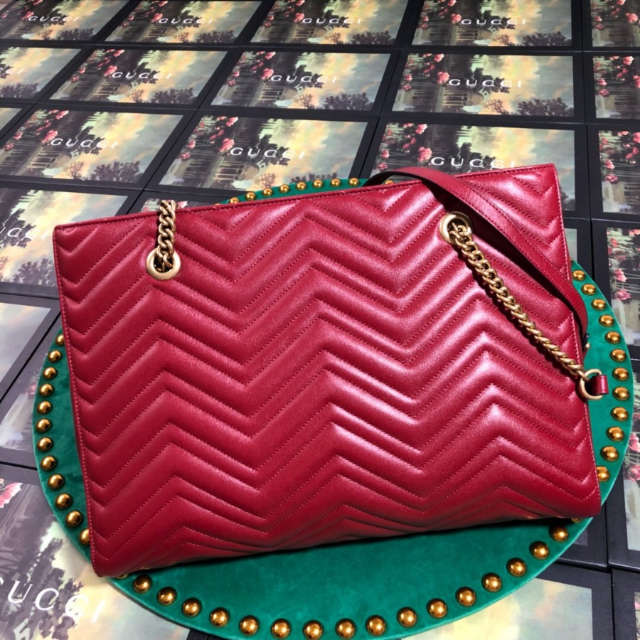 524578 GG Marmont matelassé medium tote, GUCCI HANDBAGS
