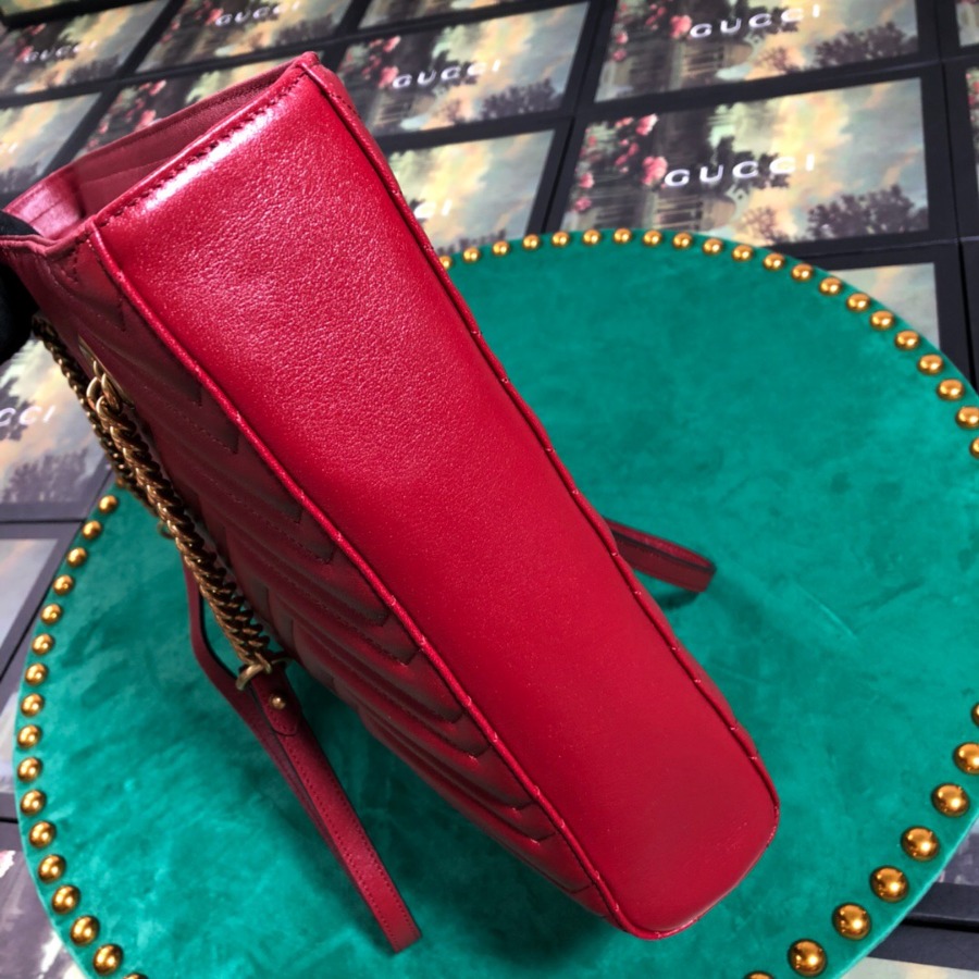 524578 GG Marmont matelassé medium tote, GUCCI HANDBAGS