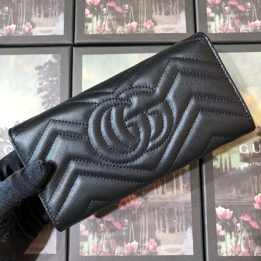 443436 GG Marmont continental wallet, Gucci Women's Continental, Wallets