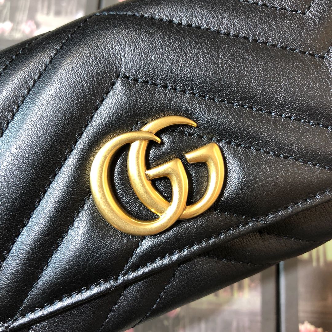 443436 GG Marmont continental wallet, Gucci Women's Continental, Wallets