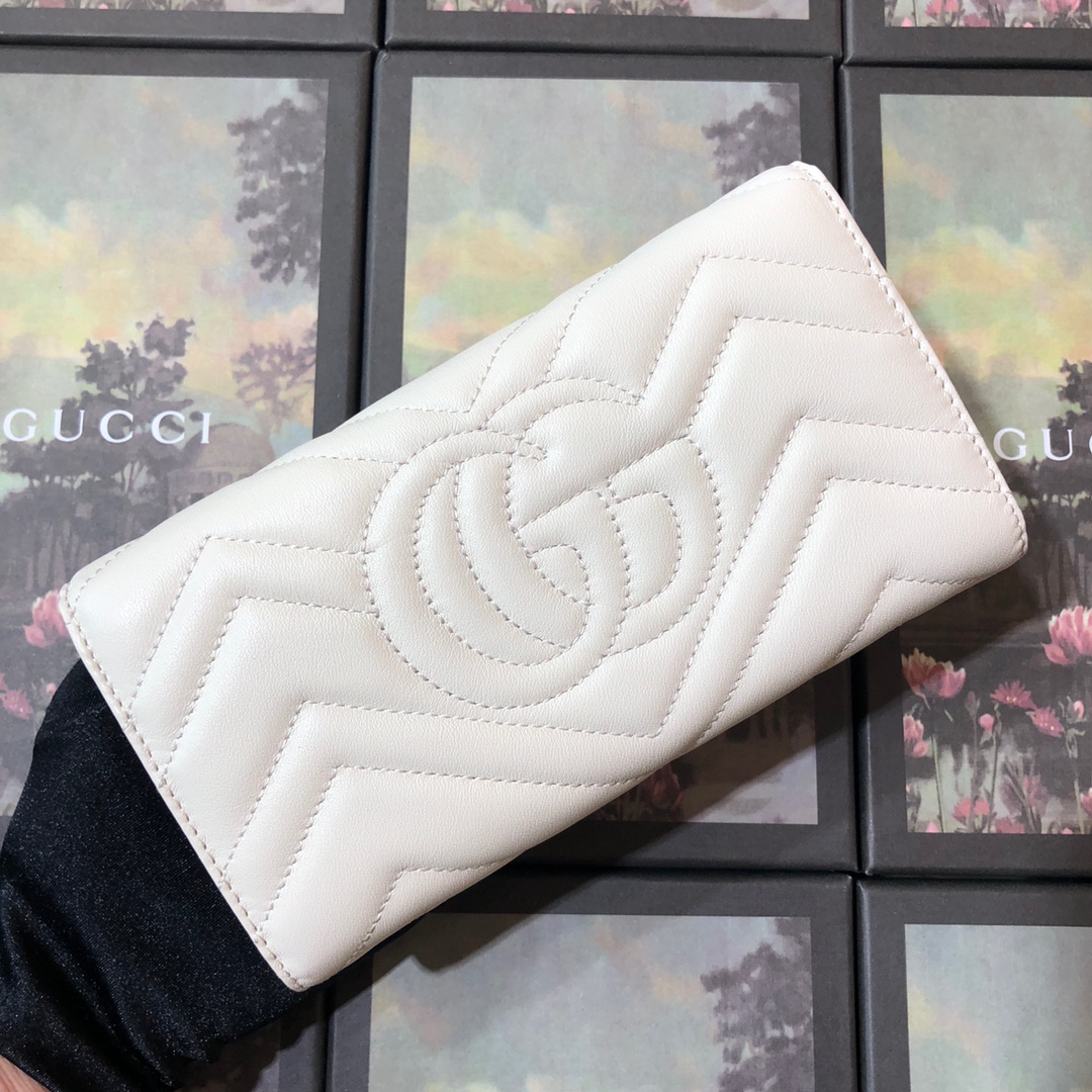 443436 GG Marmont continental wallet, Gucci Women's Continental, Wallets
