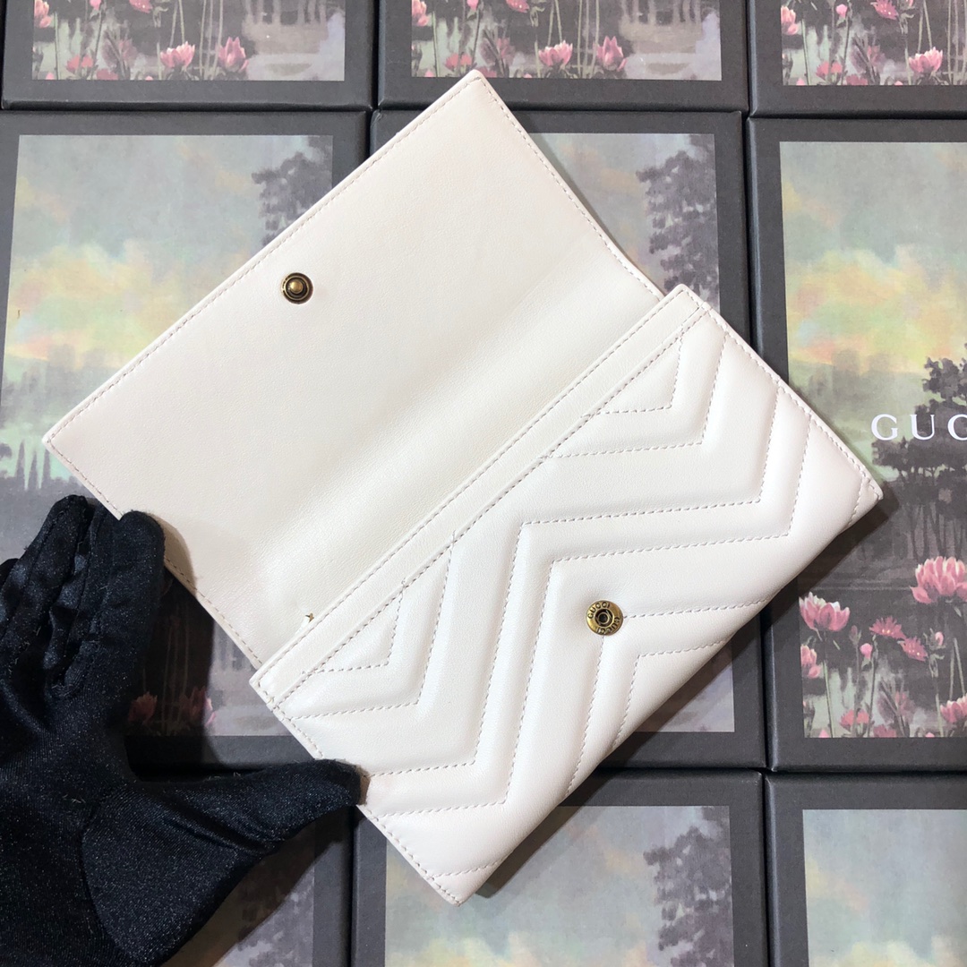 443436 GG Marmont continental wallet, Gucci Women's Continental, Wallets