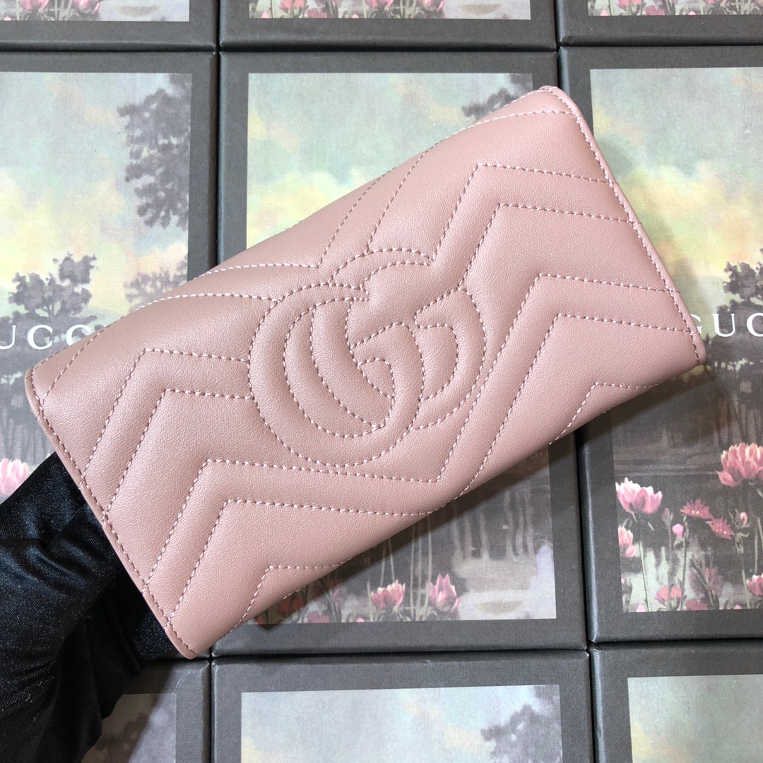 443436 GG Marmont continental wallet, Gucci Women's Continental, Wallets