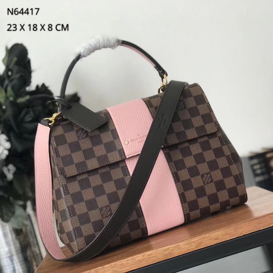 N64417, LOUIS VUITTON LV, Bond Street Mahina Leather Handbag