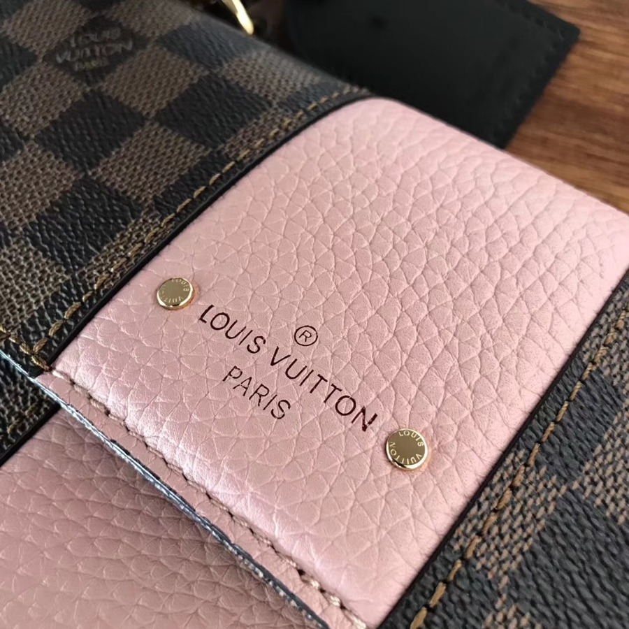 N64417, LOUIS VUITTON LV, Bond Street Mahina Leather Handbag