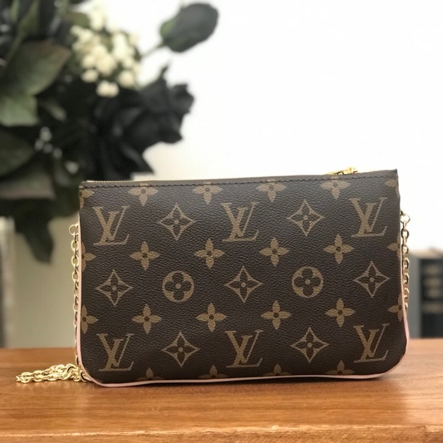 M63905, POCHETTE DOUBLE ZIP, Louis Vuitton LV Women | Small Leather Goods | Small Leather Goods