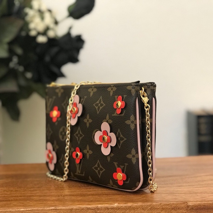 M63905, POCHETTE DOUBLE ZIP, Louis Vuitton LV Women | Small Leather Goods | Small Leather Goods