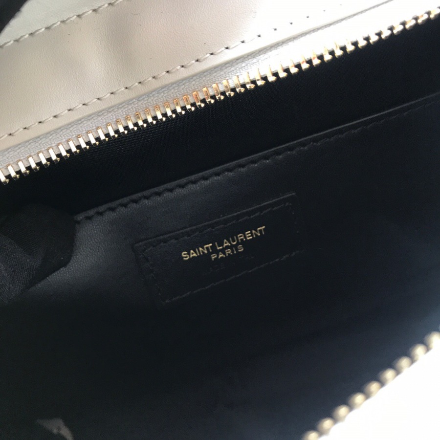 UPTOWN SMALL TOTE IN SHINY SMOOTH LEATHER, YSL Saint Laurent