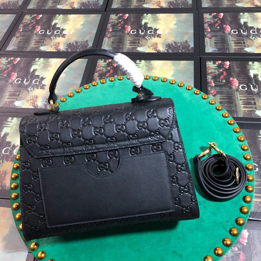 453188 Padlock Gucci Signature top handle bag