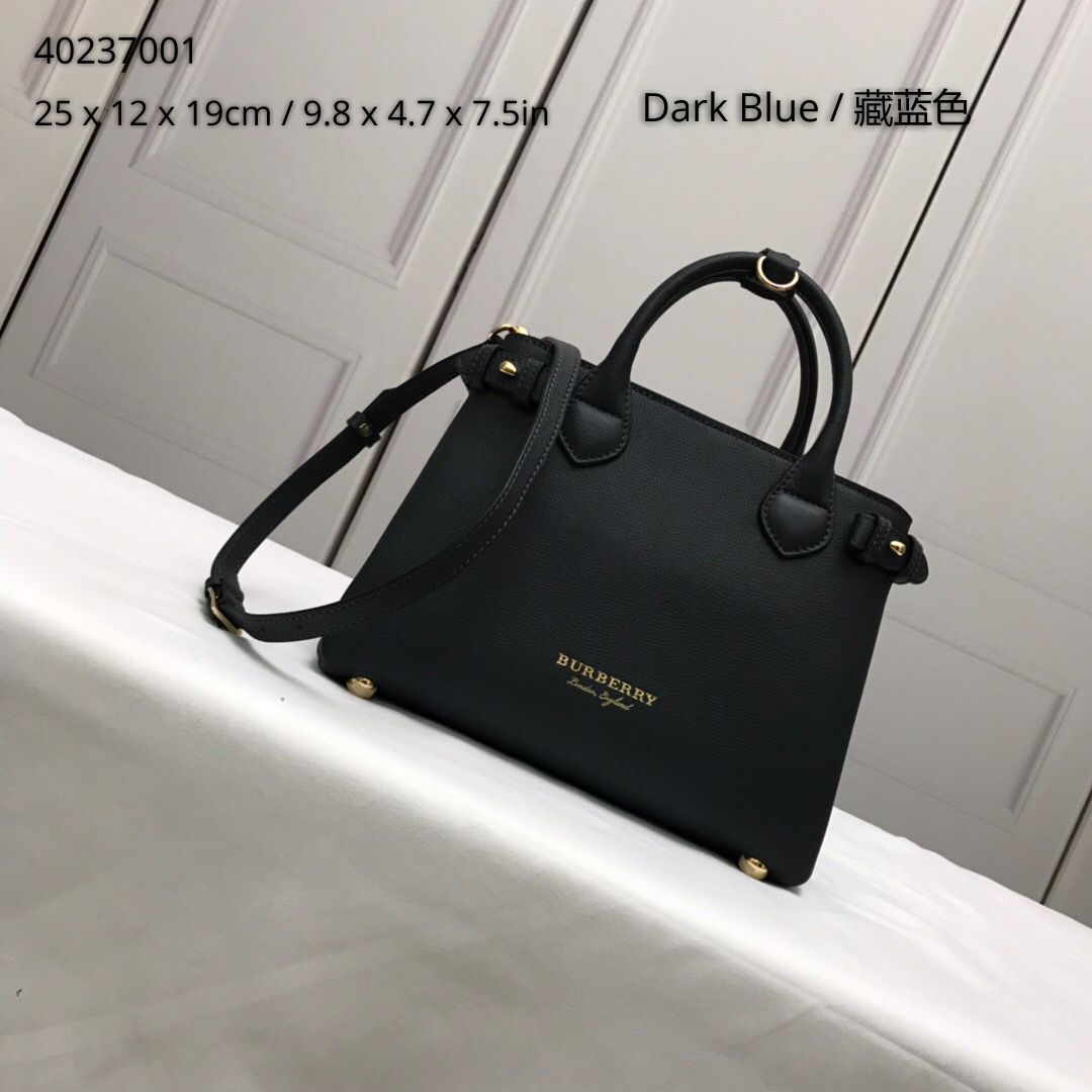 Burberry, 40237001, The Small Banner in Leather and House Check