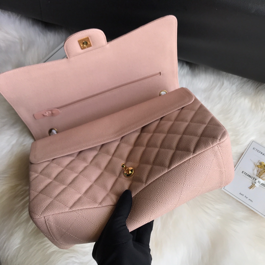 A58601 maxi classic handbag, CHANEL Grained Calfskin 33cm / 12.9in
