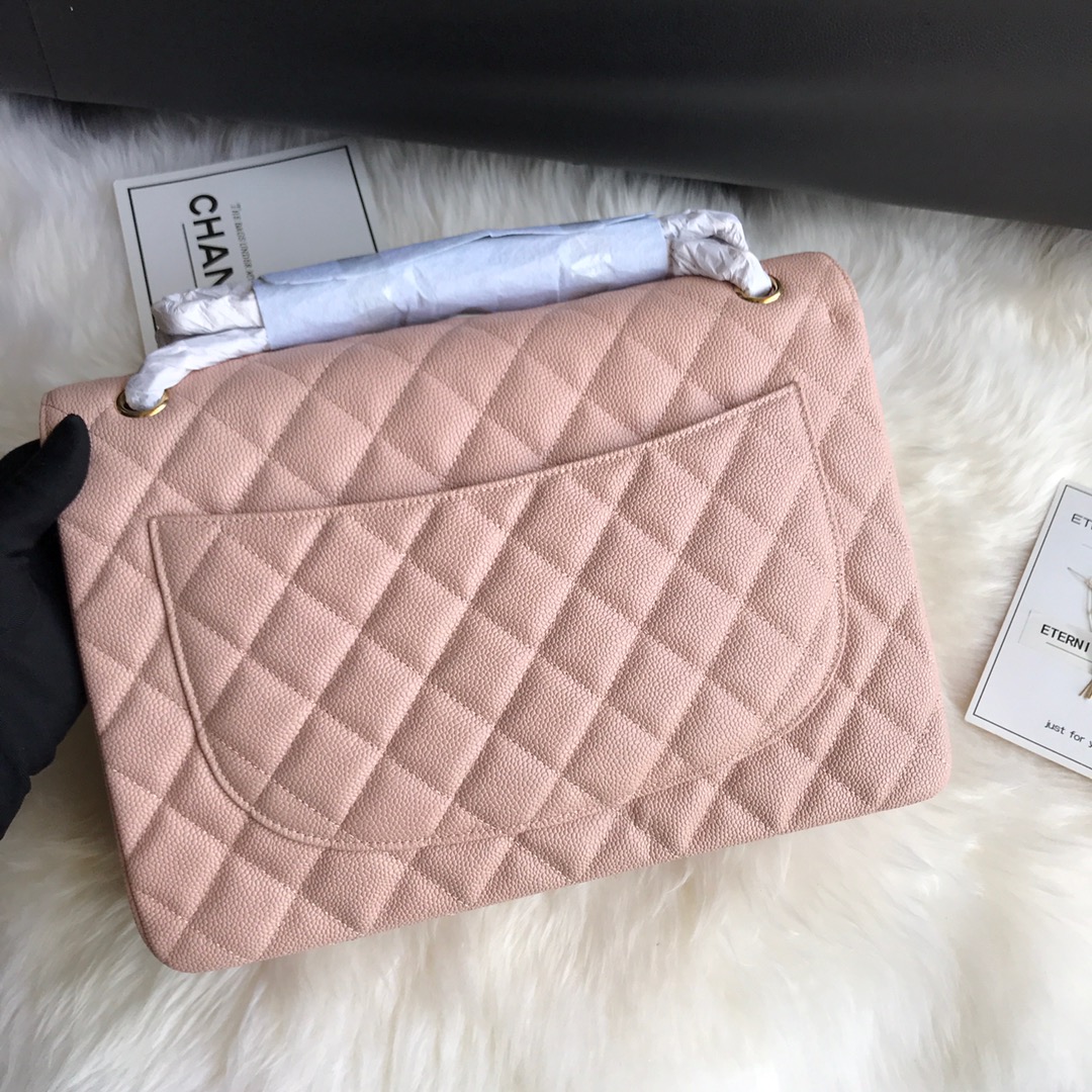 A58601 maxi classic handbag, CHANEL Grained Calfskin 33cm / 12.9in