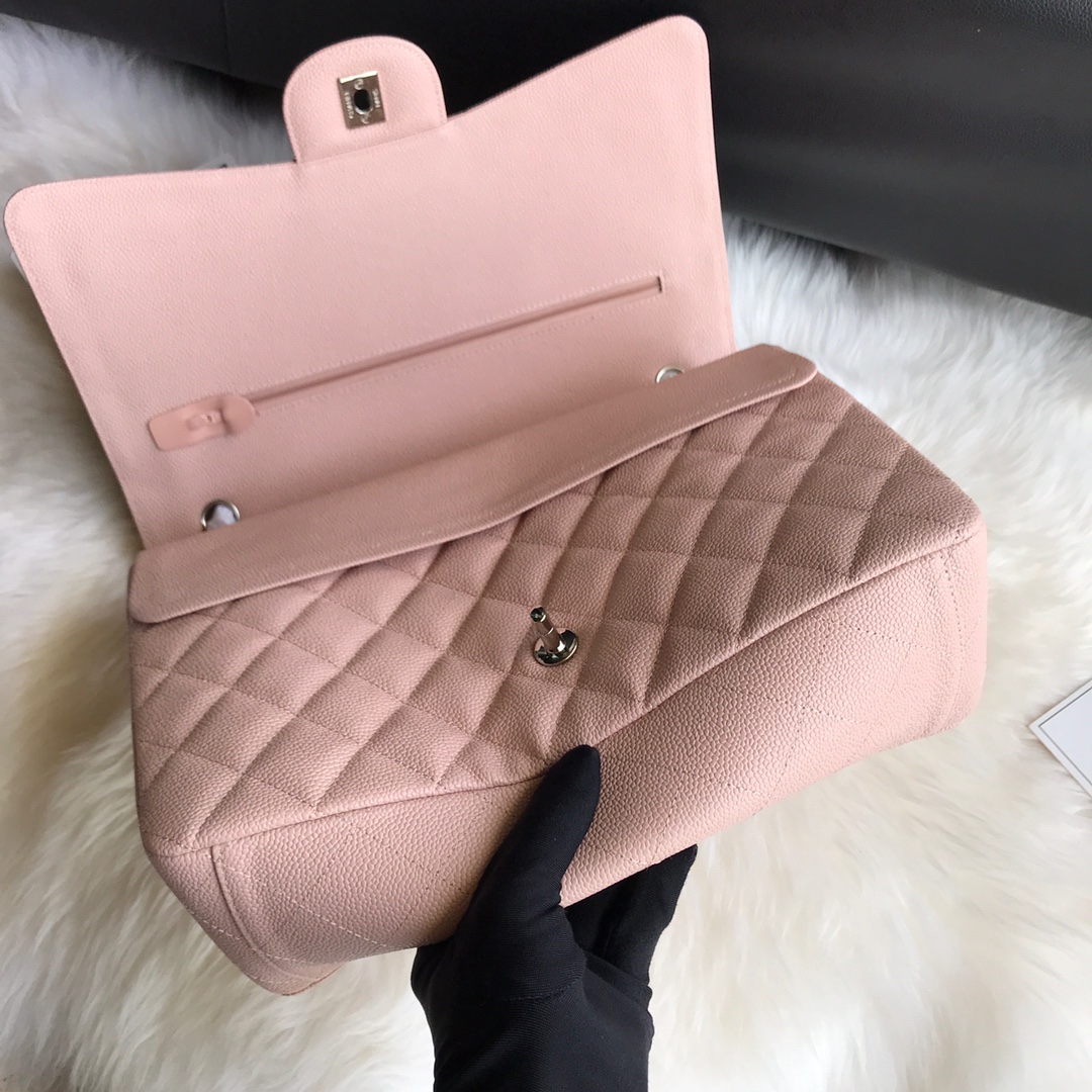A58601 maxi classic handbag, CHANEL Grained Calfskin 33cm / 12.9in