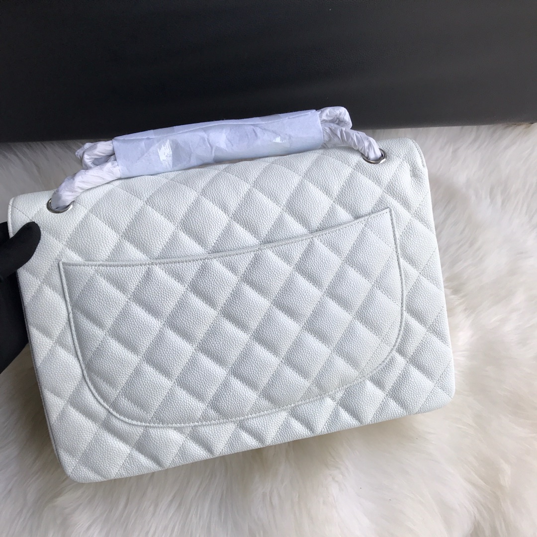 A58601 maxi classic handbag, CHANEL Grained Calfskin 33cm / 12.9in