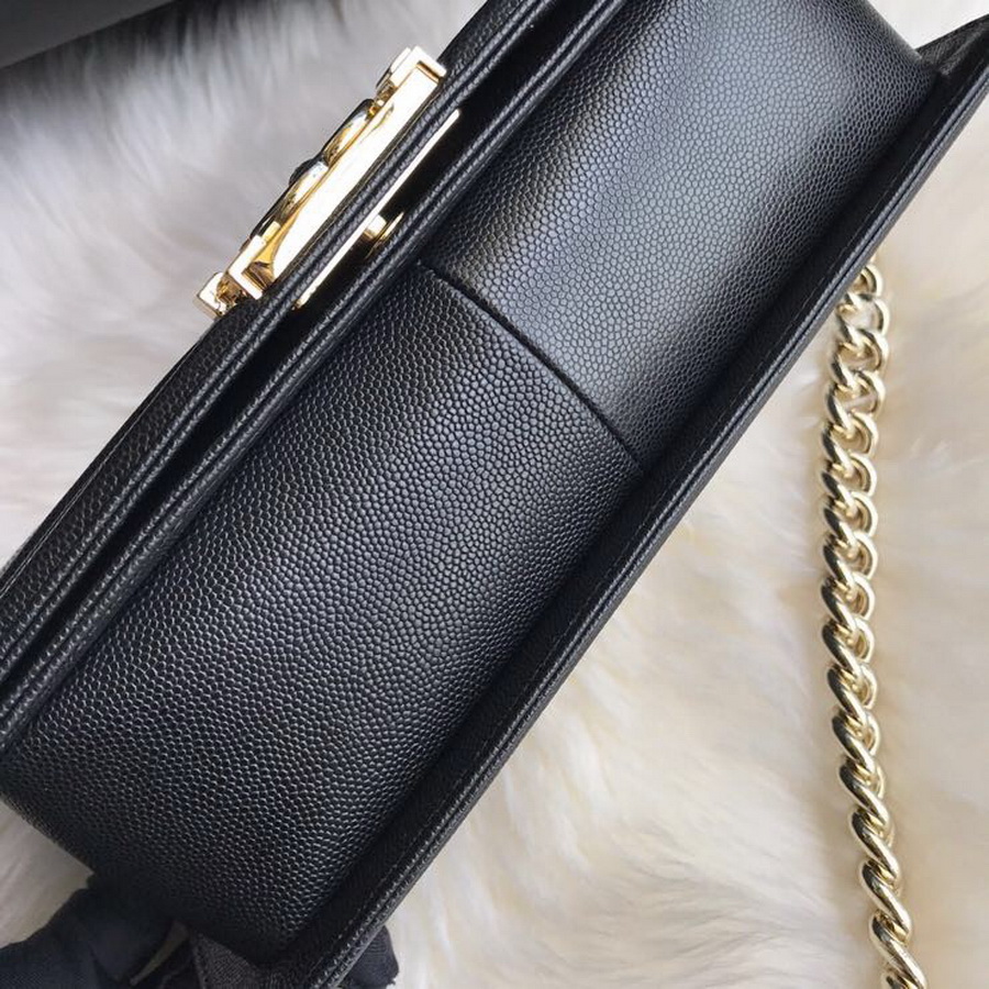  A67086, BOY CHANEL Handbag, Calfskin / CAVIAR