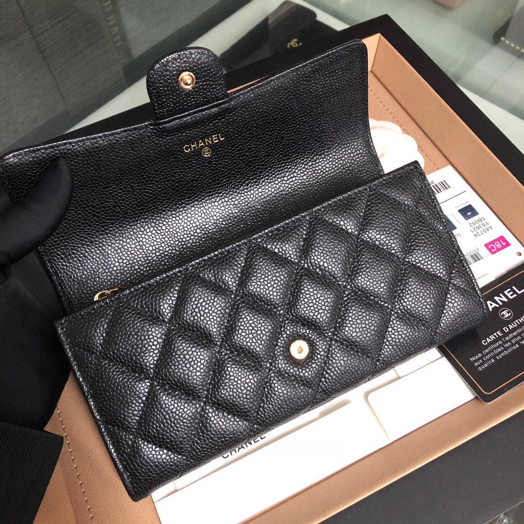Classic long flap wallet, Chanel Wallet