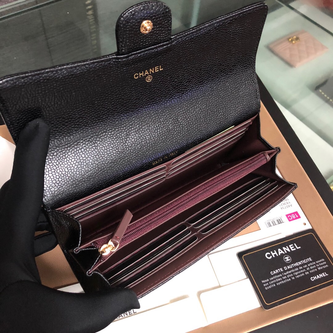 Classic long flap wallet, Chanel Wallet