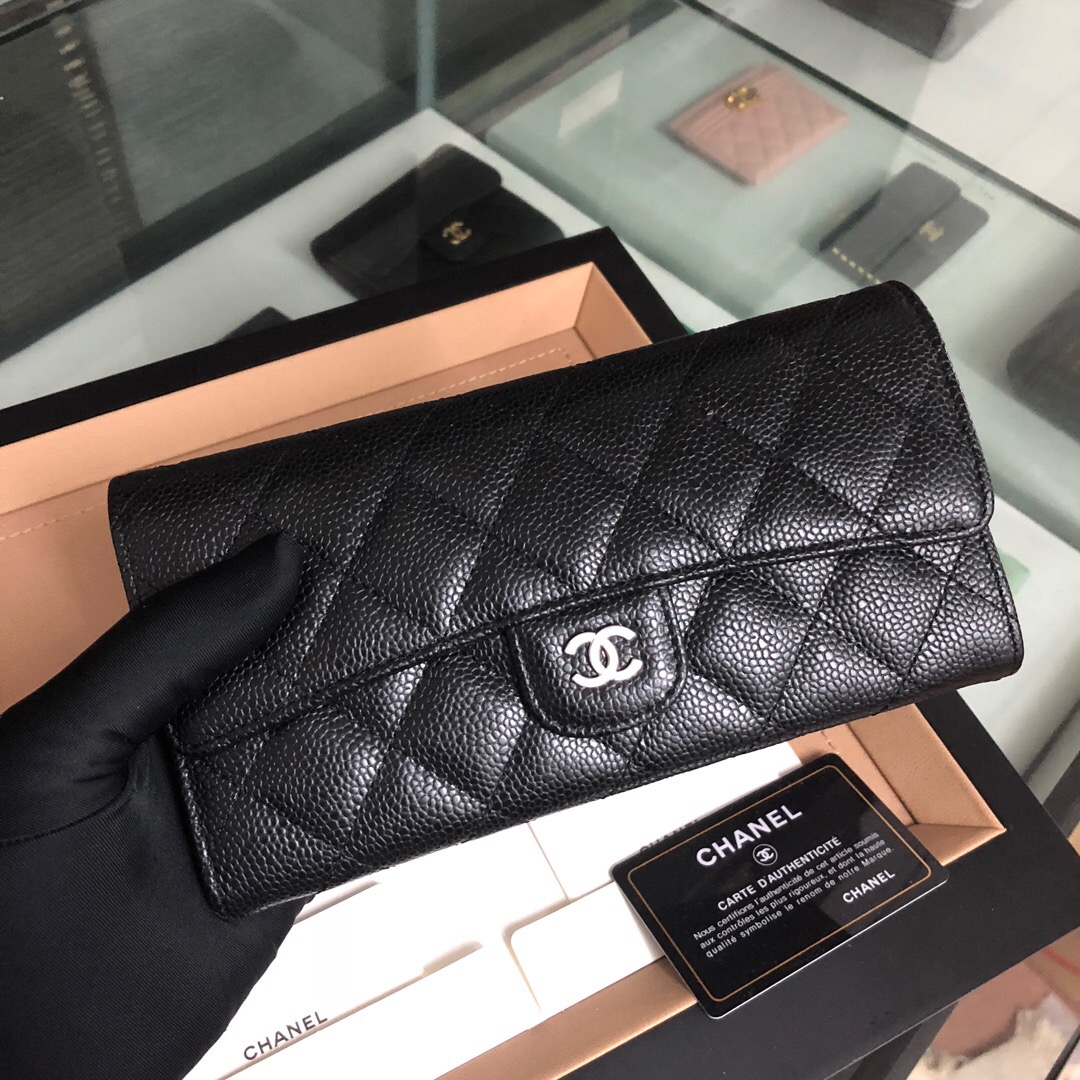 Classic long flap wallet, Chanel Wallet